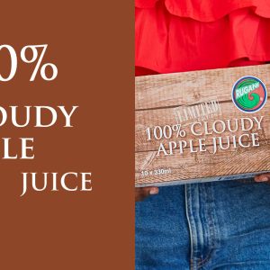 100% Cloudy Apple Juice Feature