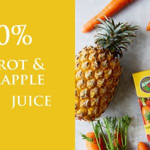 100% Carrot & Pineapple Juice Feature