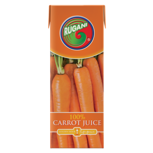 Rugani 100% Carrot Juice 330ml Pack shot