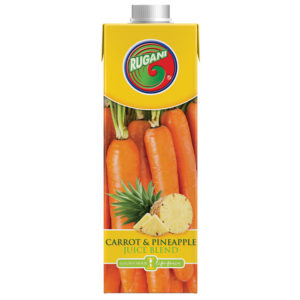 Rugani 100% Carrot & Pineapple Juice 750ml Pack shot