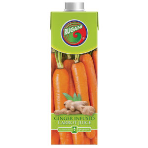 Rugani 100% Ginger Infused Carrot Juice 750ml Pack shot