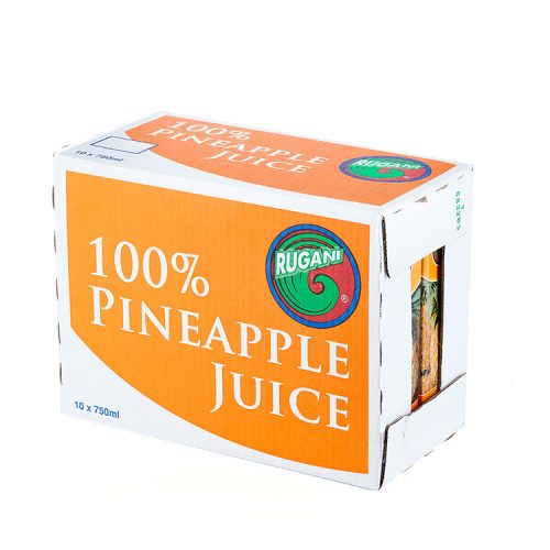 Rugani 100% Pineapple Juice 750ml Box Pack shot