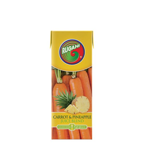 Rugani 100% Carrot & Pineapple Juice 330ml Pack shot