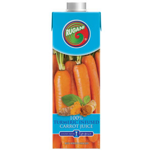 Rugani 100% Turmeric Infused Carrot Juice 750ml Pack shot