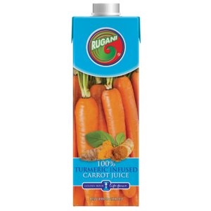 Rugani 100% Turmeric Infused Carrot Juice 750ml Pack shot