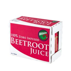 10 x 750ml Rugani 100% Zobo Infused Juice Box Pack shot
