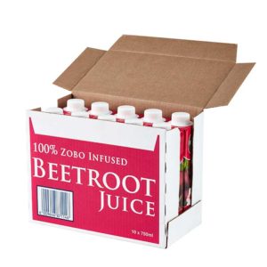 10 x 750ml Rugani 100% Zobo Infused Juice Open Box Pack shot
