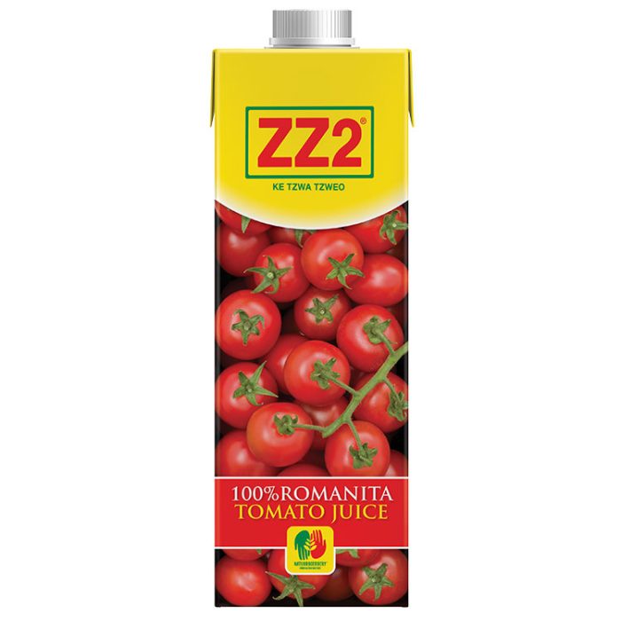 ZZ2 100% Romanita Tomato Juice 750ml Pack shot
