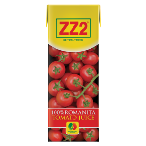 ZZ2 100% Romanita Tomato Juice 330ml Pack shot